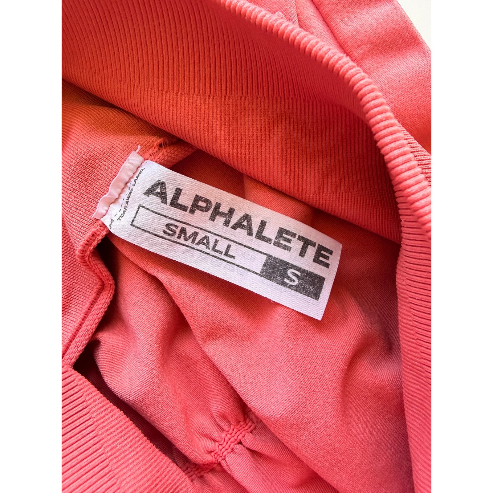 Alphalete Coral Workout Biker Shorts — image 5 of 6